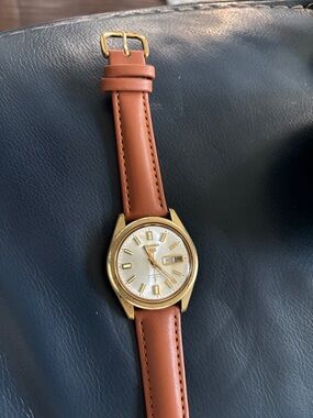 Seiko Two-Tone Gold and Silver Automatic Watch